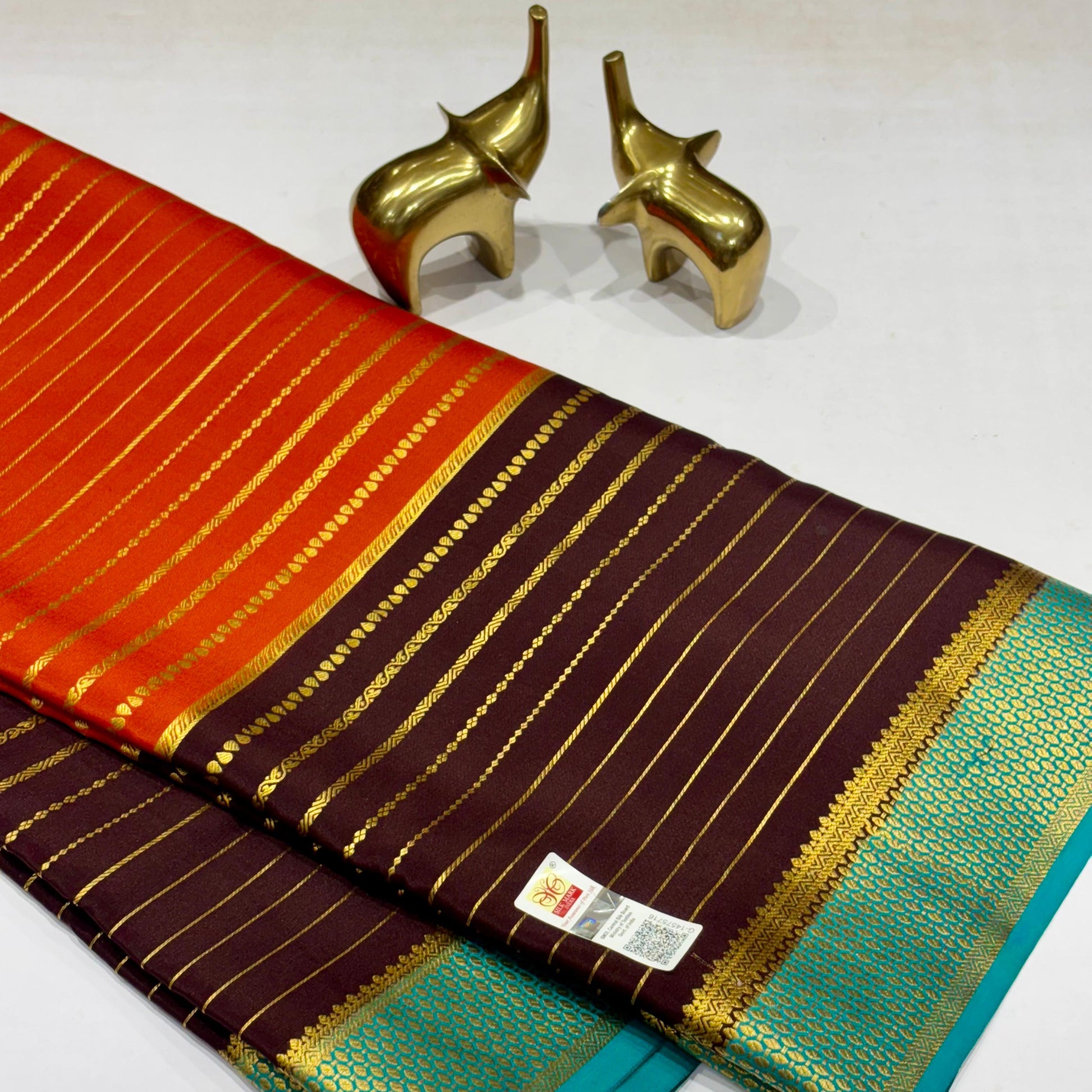 3D Mysore Silk Saree