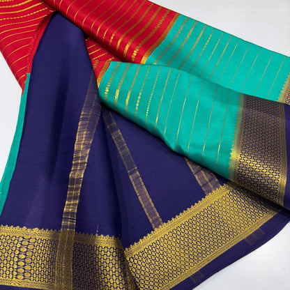 3D Mysore Silk Saree