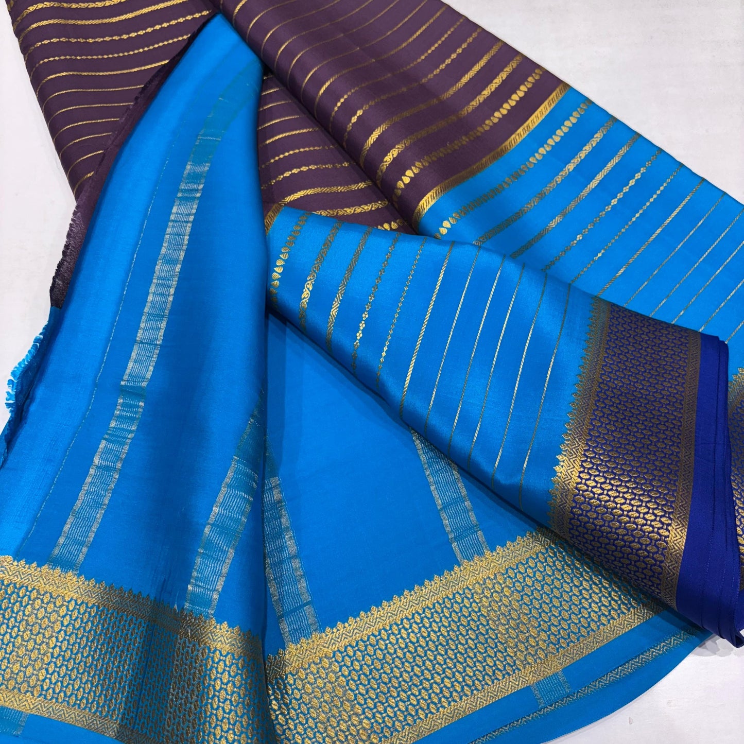 3D Mysore Silk Saree