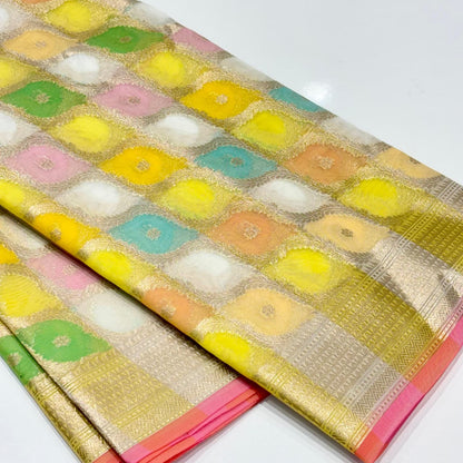 Banarasi Rangkat Organza Saree