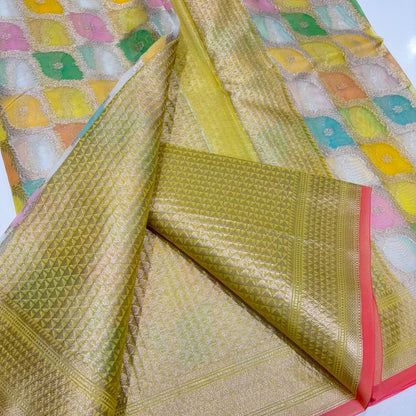 Banarasi Rangkat Organza Saree