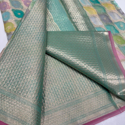 Banarasi Rangkat Organza Saree