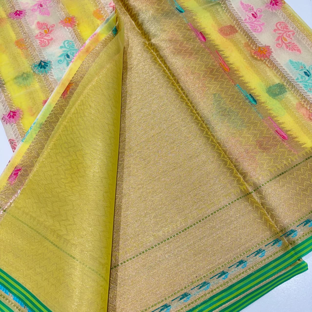 Banarasi Rangkat Organza Saree