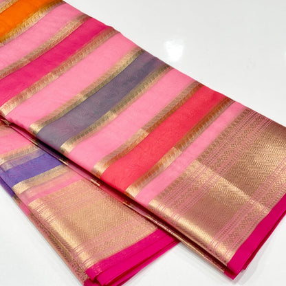 Banarasi Rangkat Organza Saree
