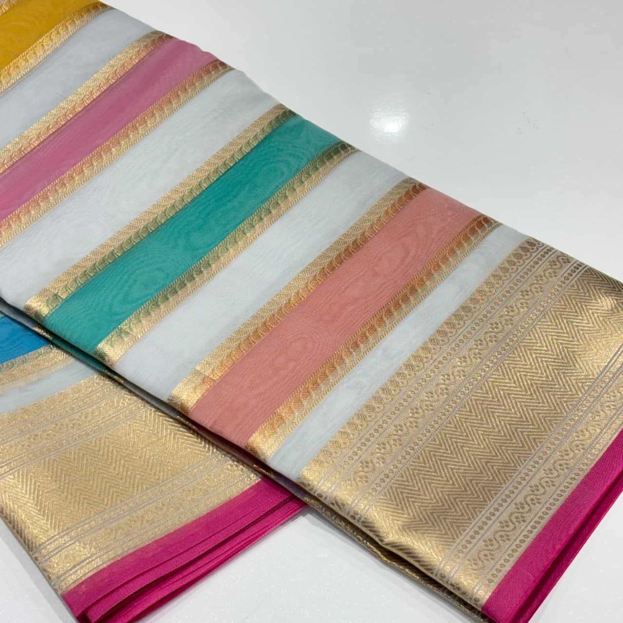 Banarasi Rangkat Organza Saree