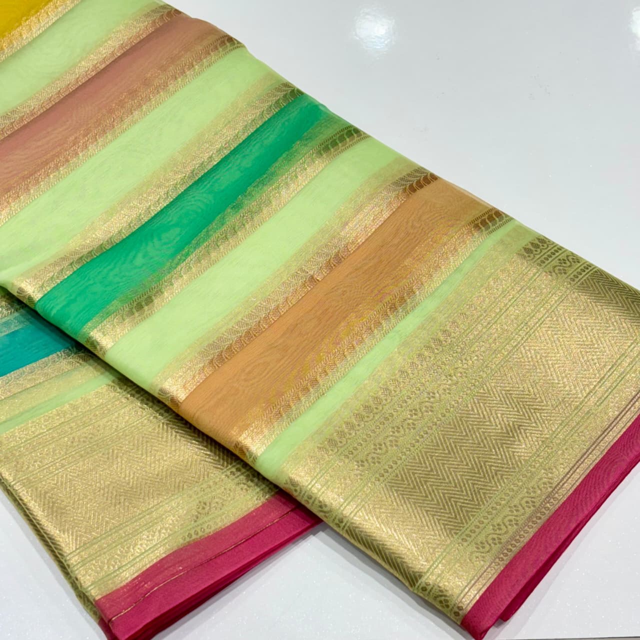 Banarasi Rangkat Organza Saree