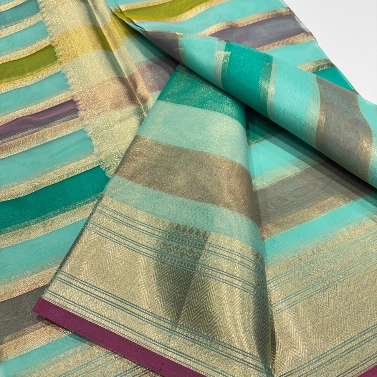 Banarasi Rangkat Organza Saree