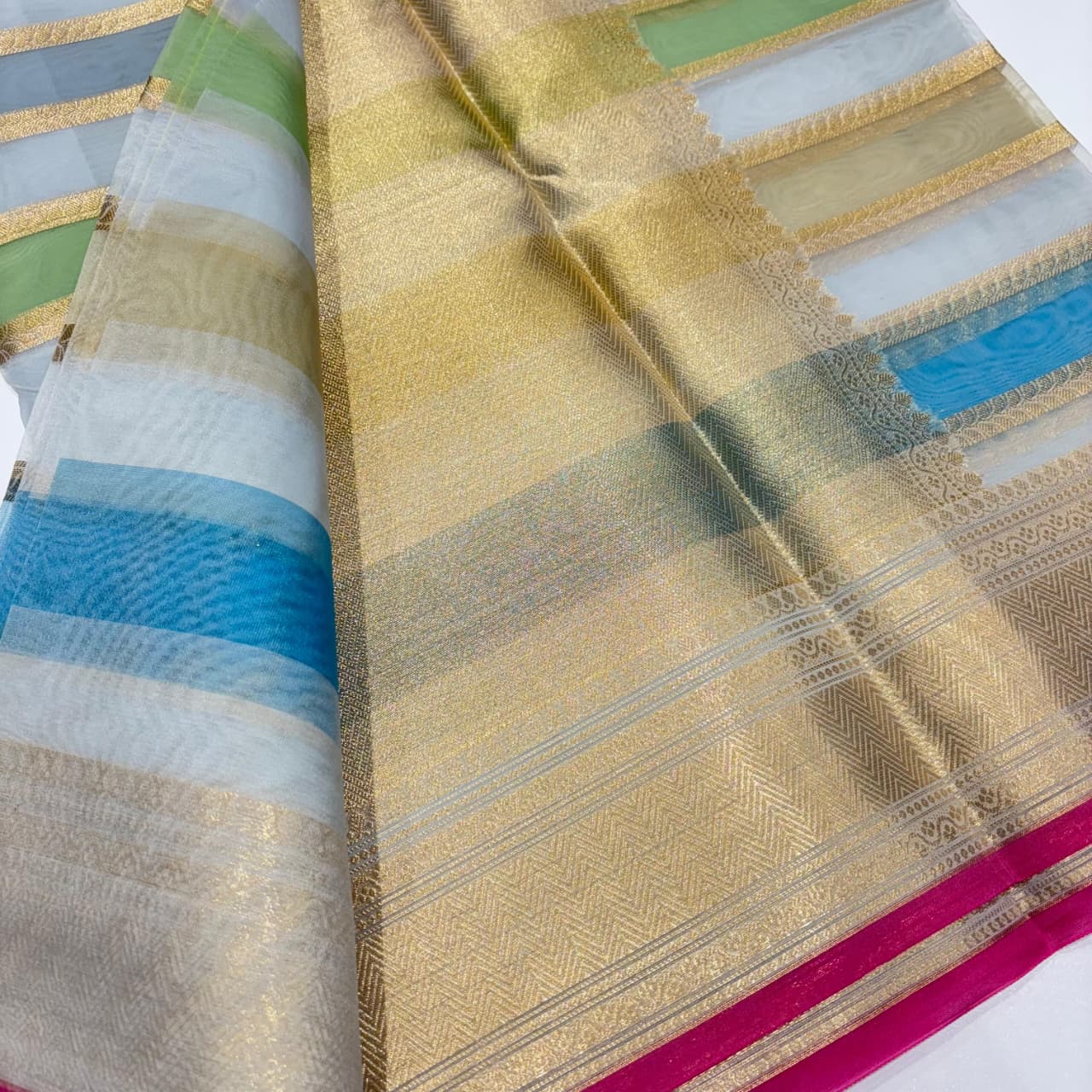 Banarasi Rangkat Organza Saree