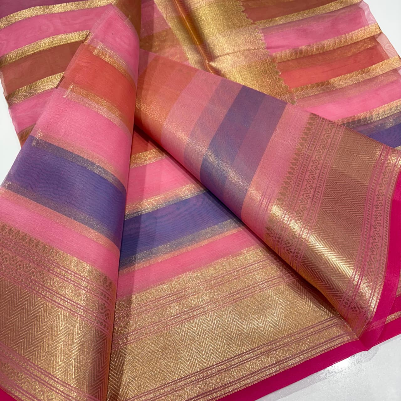 Banarasi Rangkat Organza Saree