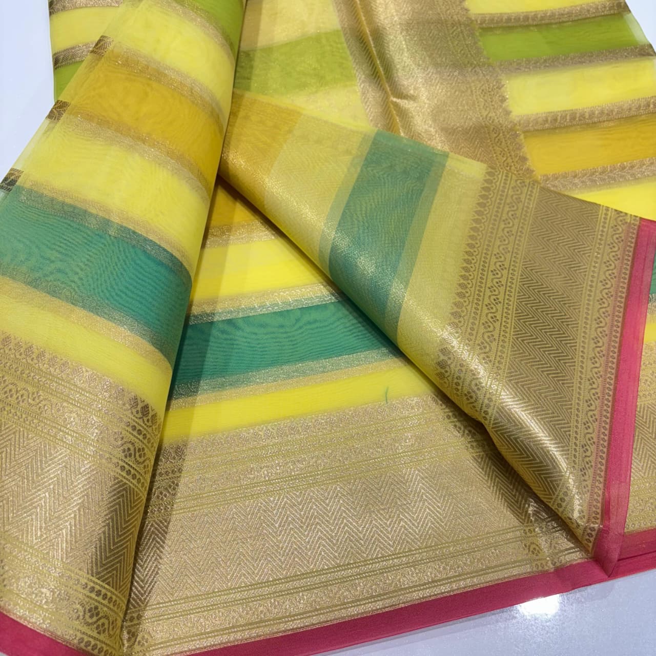 Banarasi Rangkat Organza Saree