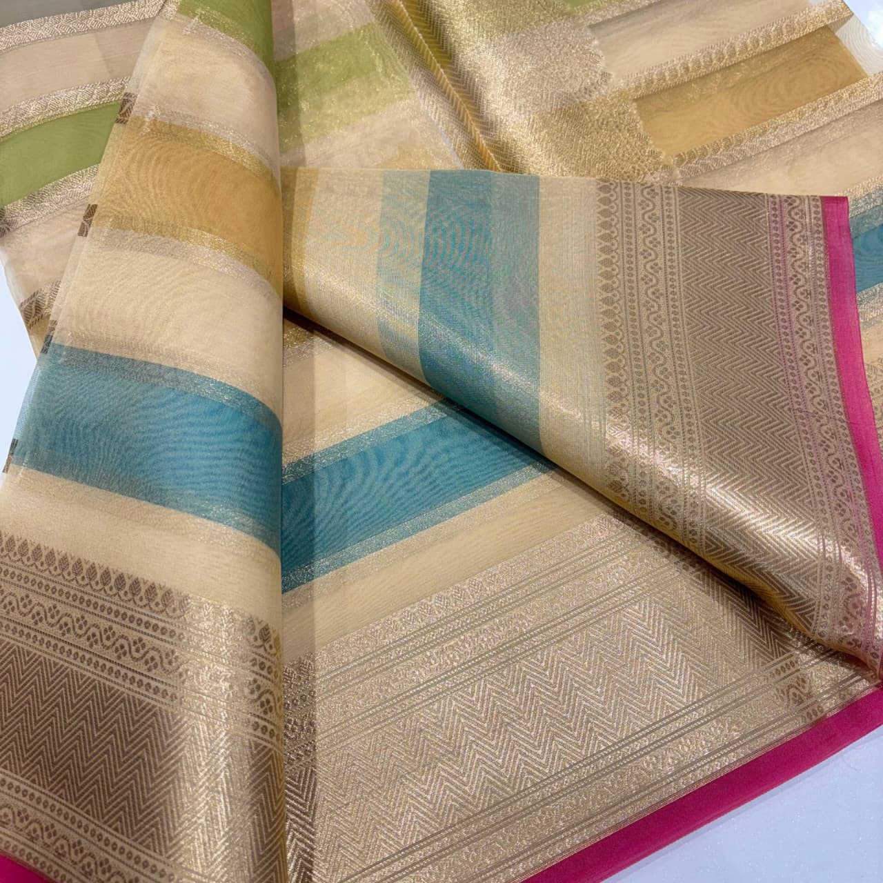 Banarasi Rangkat Organza Saree