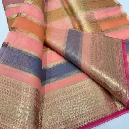 Banarasi Rangkat Organza Saree