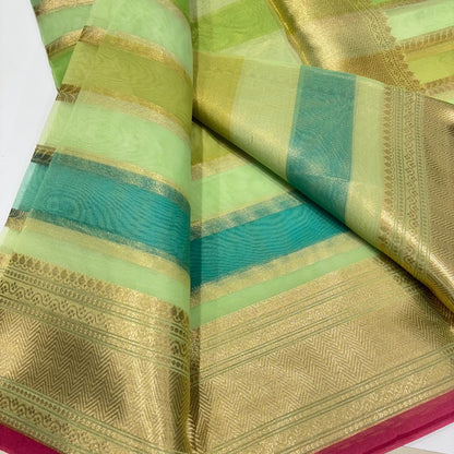 Banarasi Rangkat Organza Saree