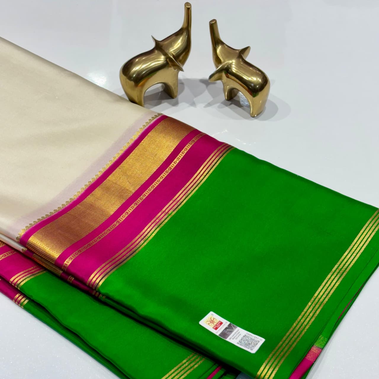 3D Mysore Silk Saree
