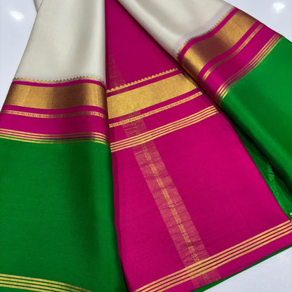 3D Mysore Silk Saree