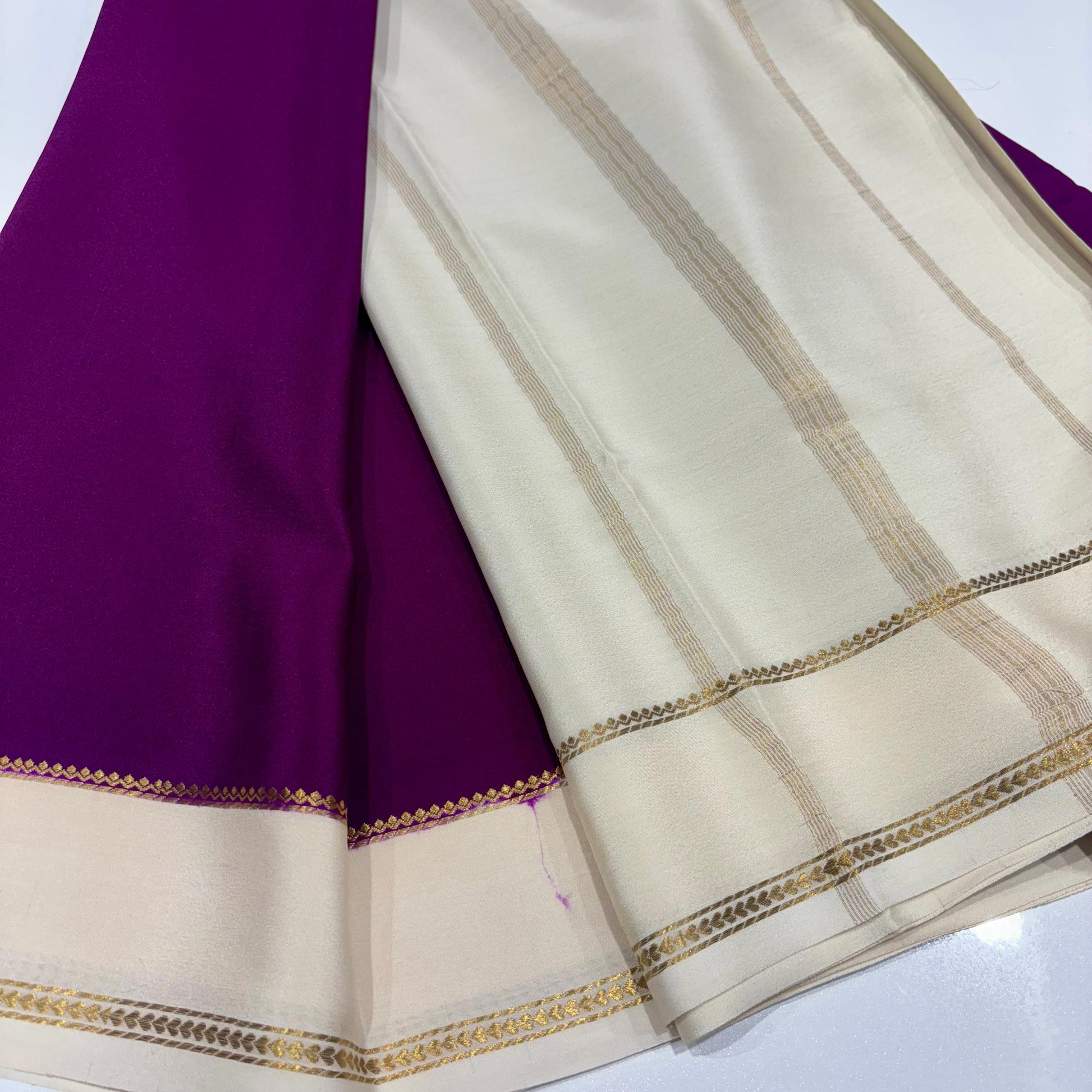 Pure Zari Mysore Silk Saree