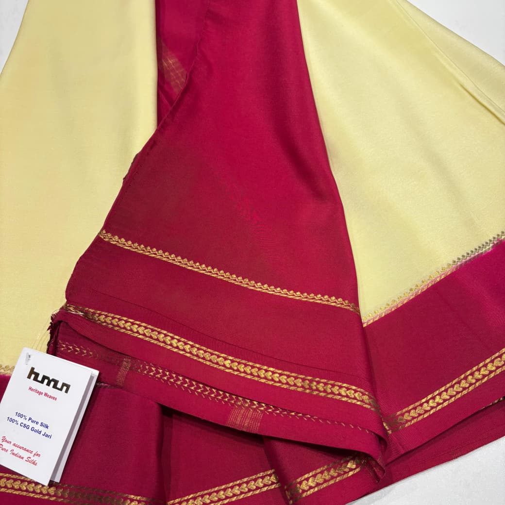 Pure Zari Mysore Silk Saree