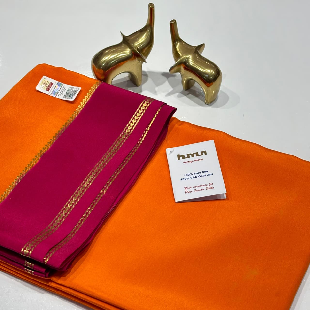 Pure Zari Mysore Silk Saree