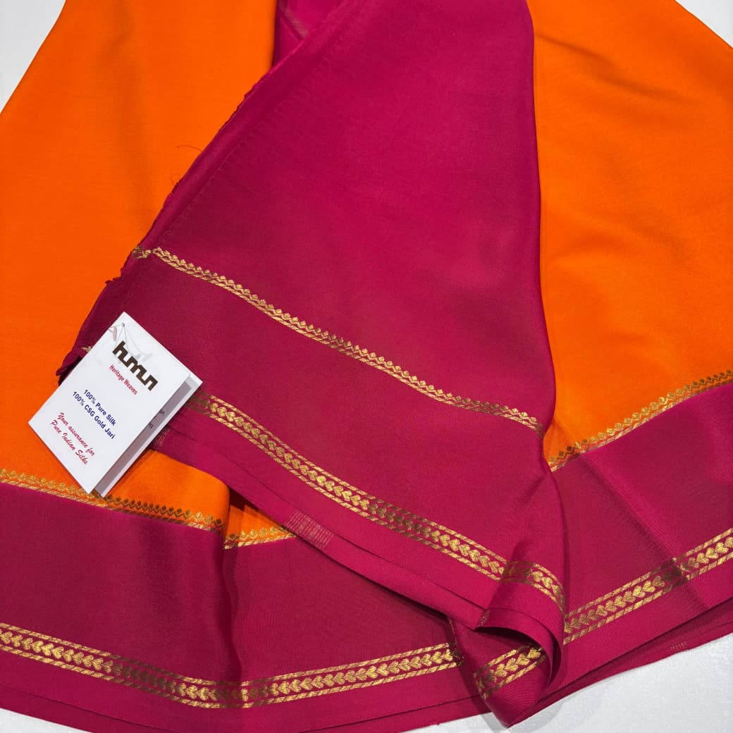 Pure Zari Mysore Silk Saree