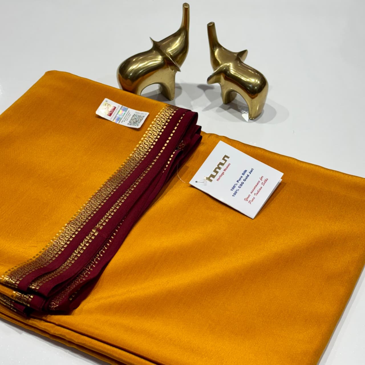 Pure Zari Mysore Silk Saree