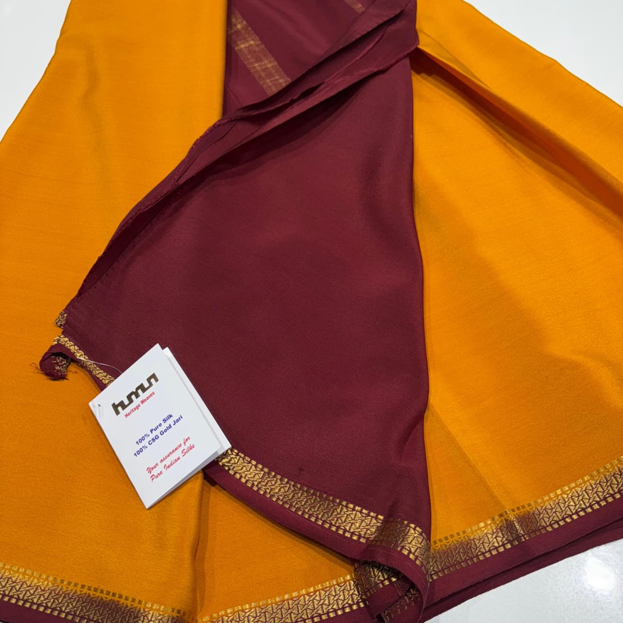 Pure Zari Mysore Silk Saree