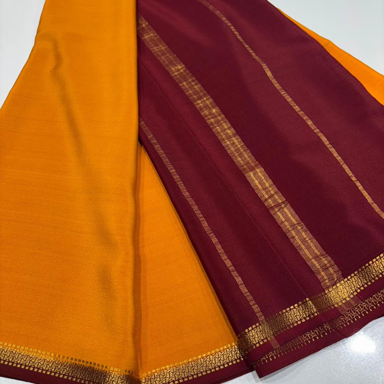 Pure Zari Mysore Silk Saree