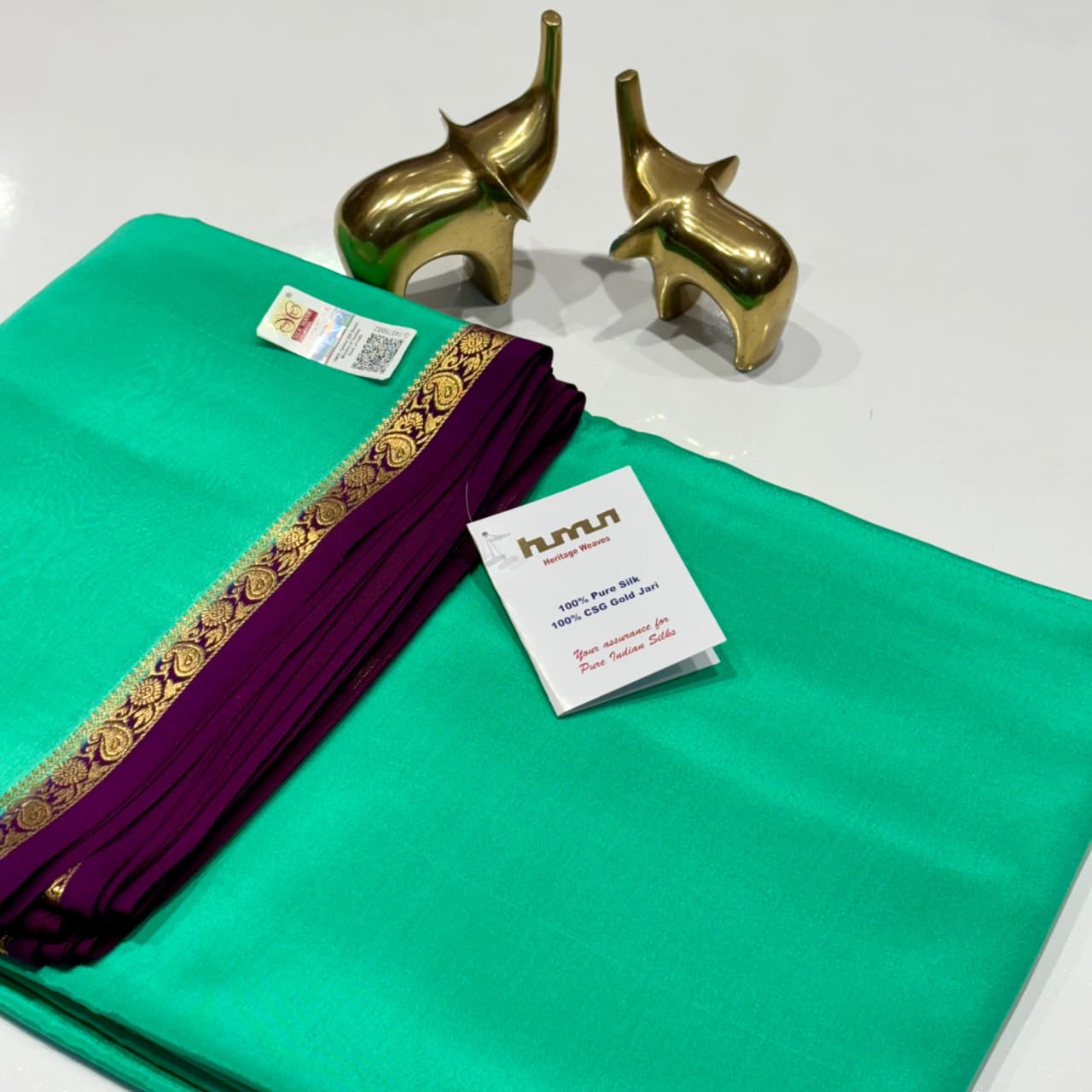 Pure Zari Mysore Silk Saree