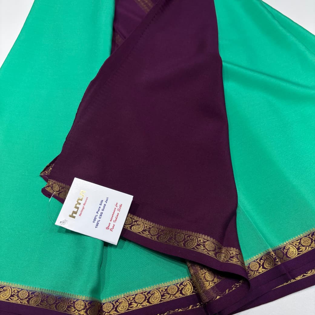 Pure Zari Mysore Silk Saree