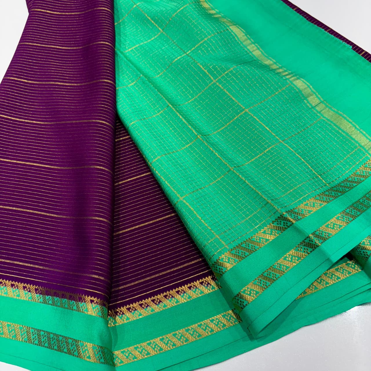 Pure Zari Mysore Silk Saree