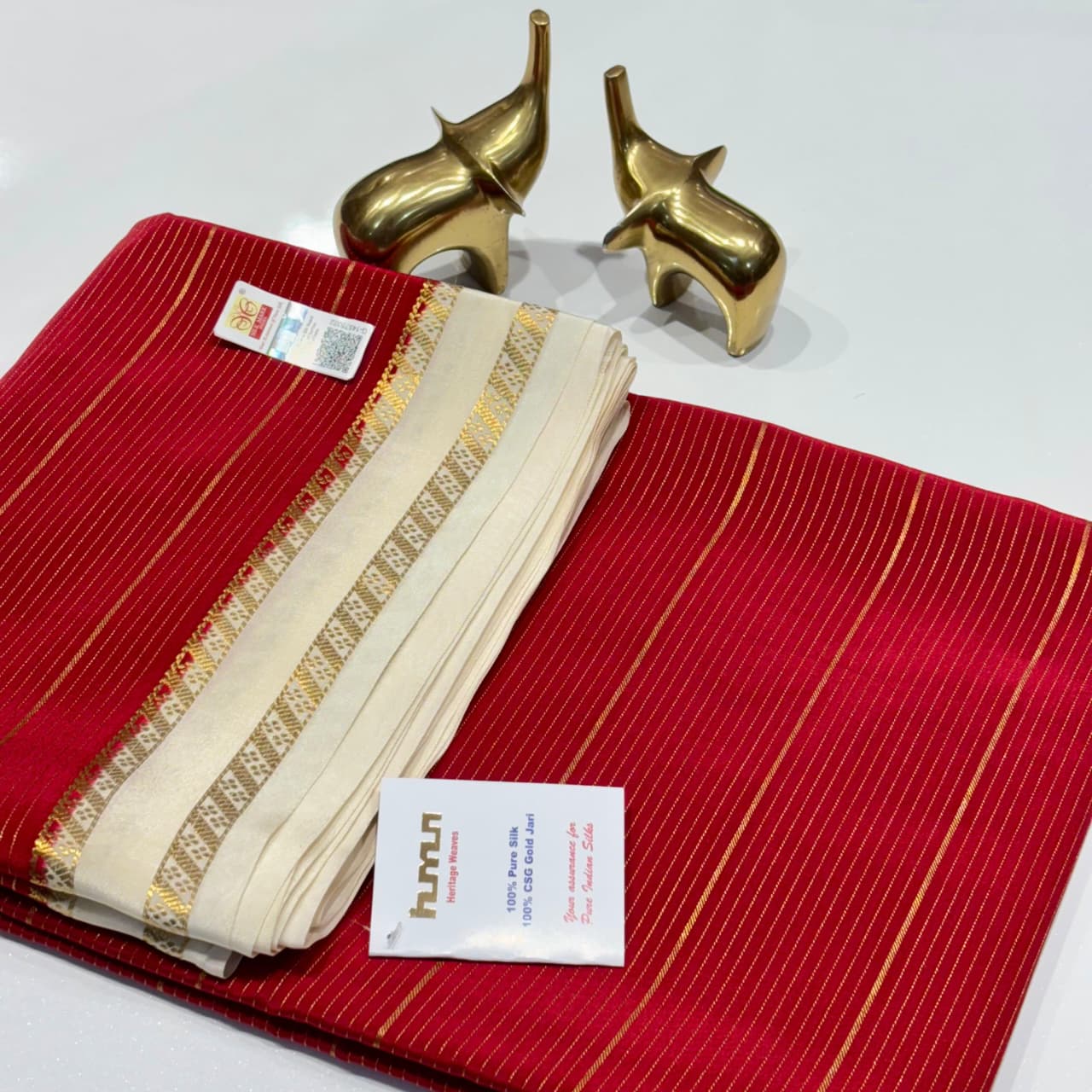 Pure Zari Mysore Silk Saree