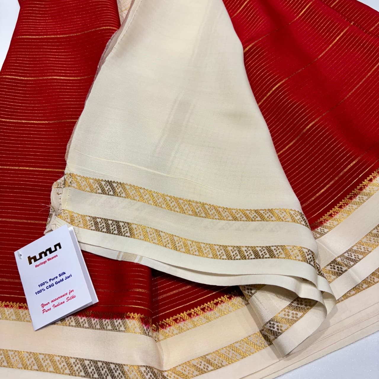 Pure Zari Mysore Silk Saree