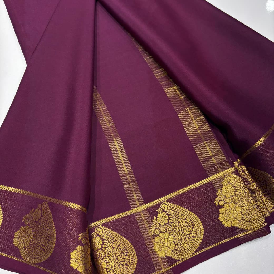 Pure Mysore Silk Saree