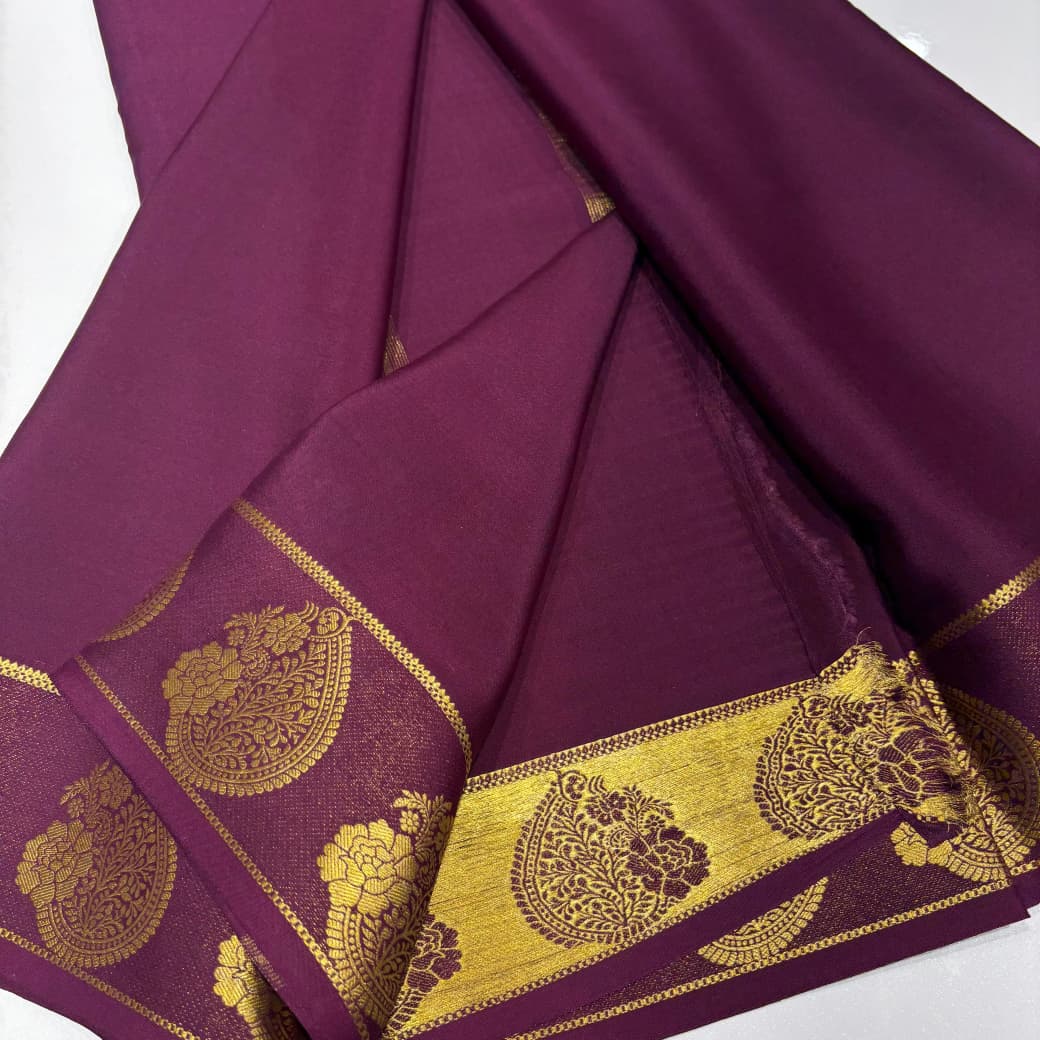 Pure Mysore Silk Saree