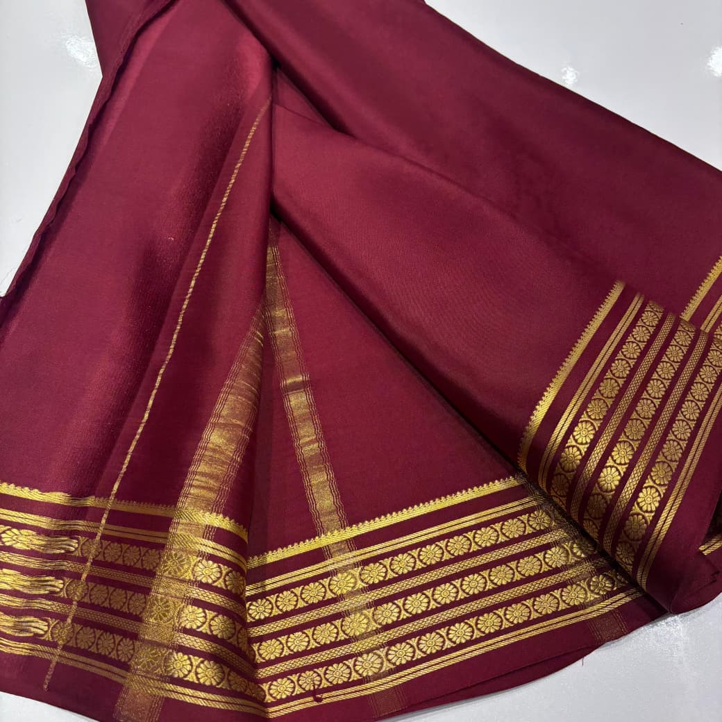 Pure Mysore Silk Saree