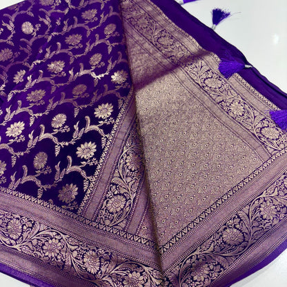 Banarasi Jaal Work Saree