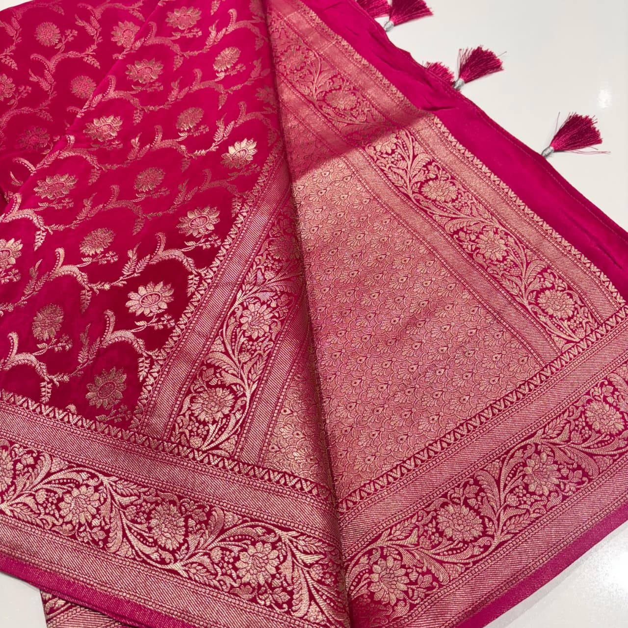 Banarasi Jaal Work Saree