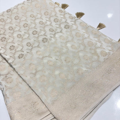 Banarasi Jaal Work Saree