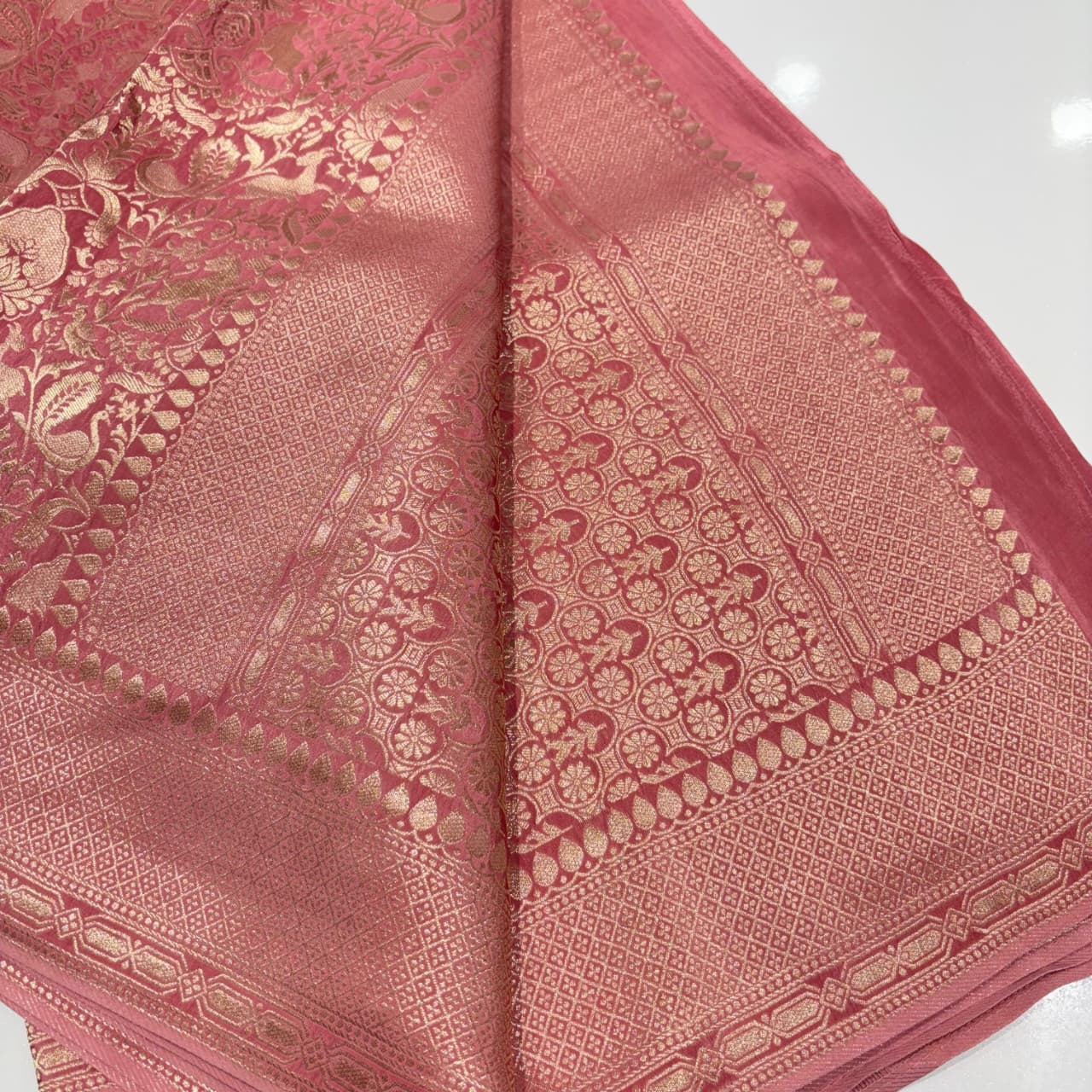 Brocade Banaras Crepe Saree