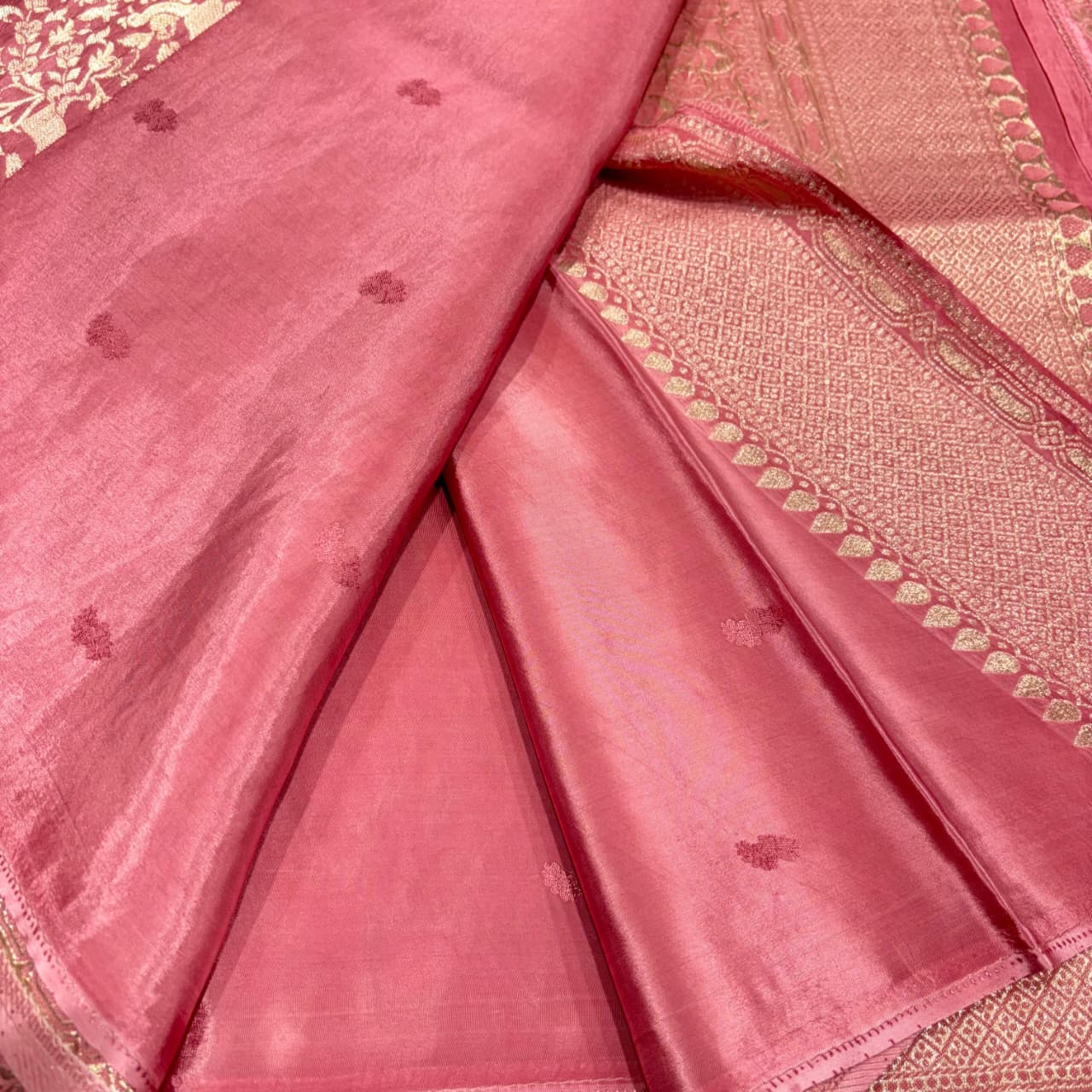 Brocade Banaras Crepe Saree