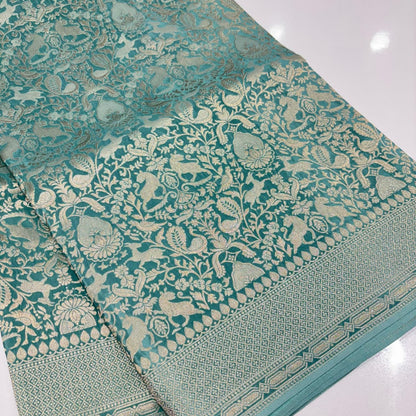 Brocade Banaras Crepe Saree