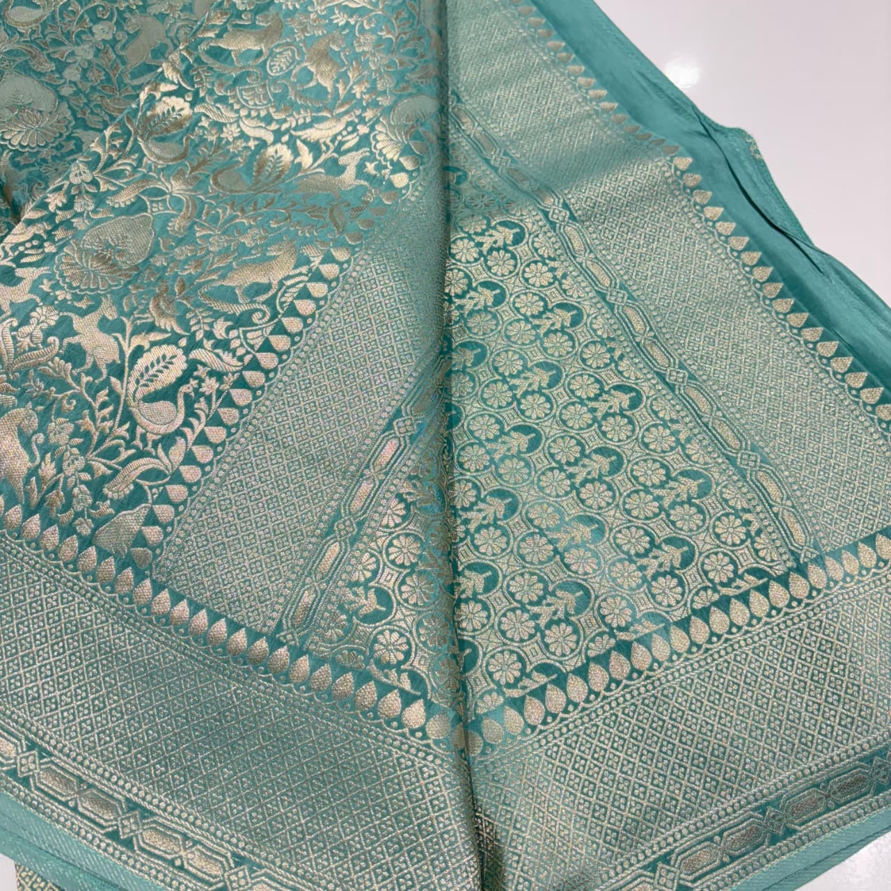 Brocade Banaras Crepe Saree