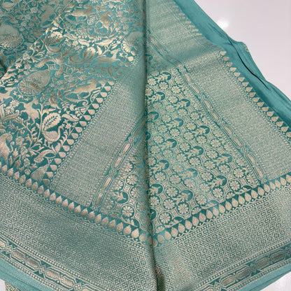 Brocade Banaras Crepe Saree