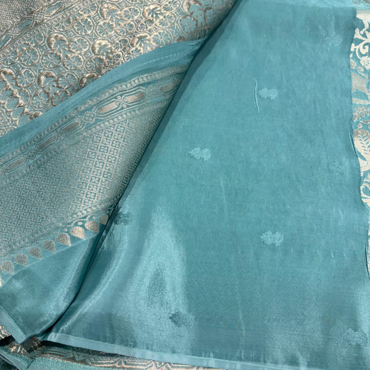 Brocade Banaras Crepe Saree