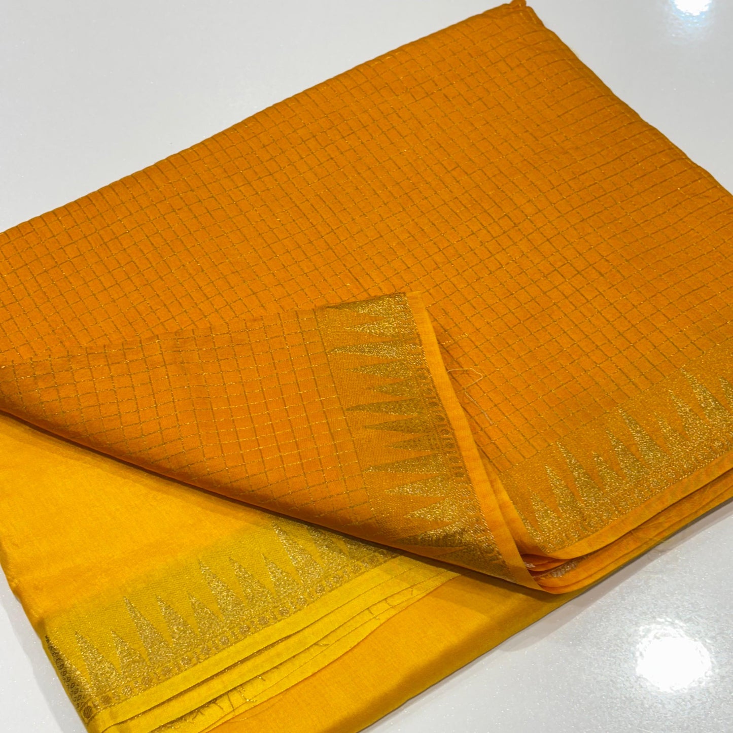 Vintage Mysore Crepe Saree