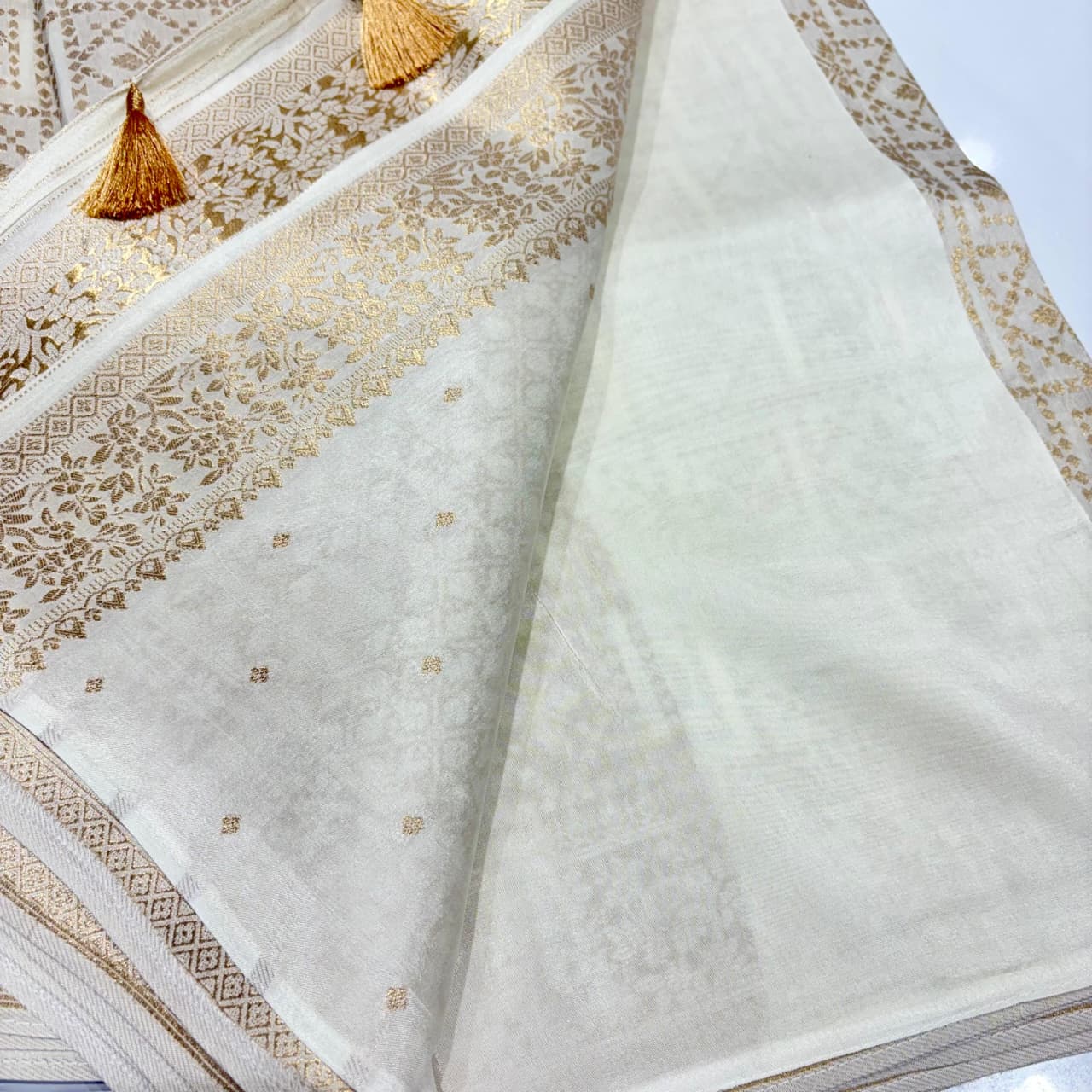 Banarasi Georgette Bandhani Saree