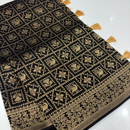 Banarasi Georgette Bandhani Saree