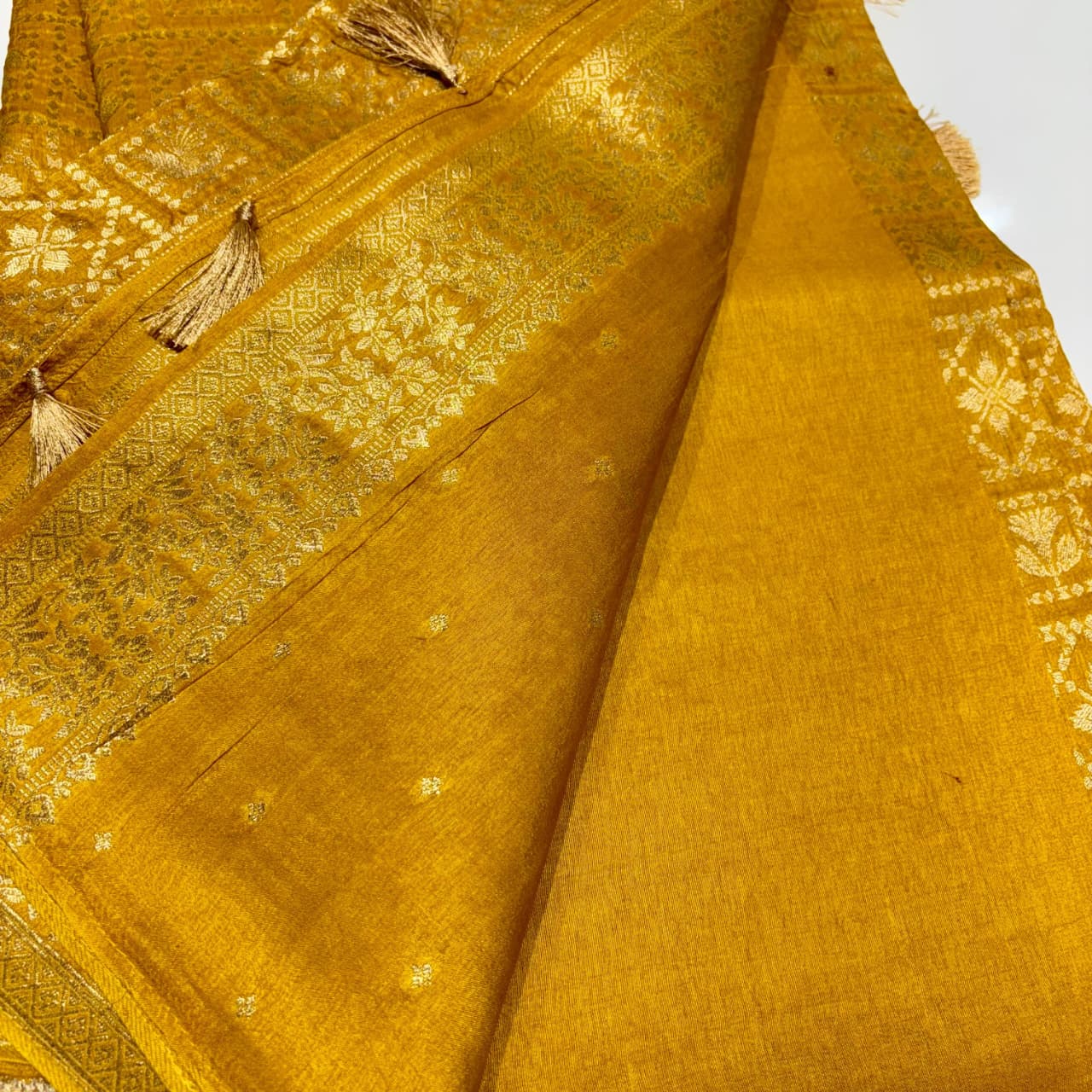 Banarasi Georgette Bandhani Saree