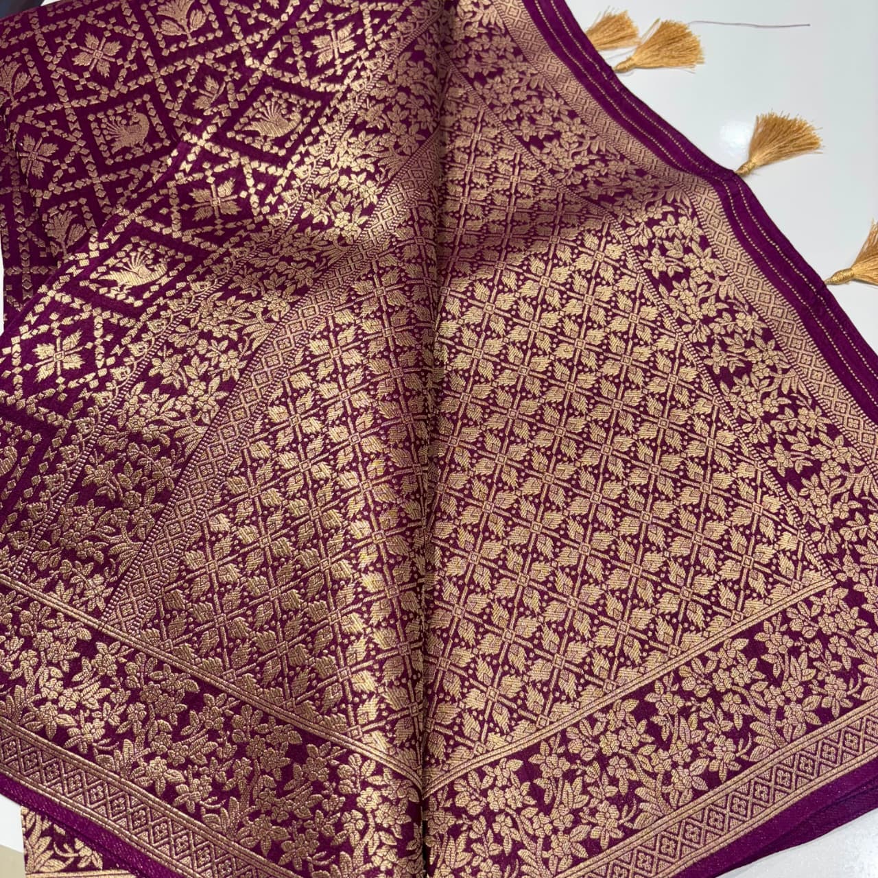 Banarasi Georgette Bandhani Saree