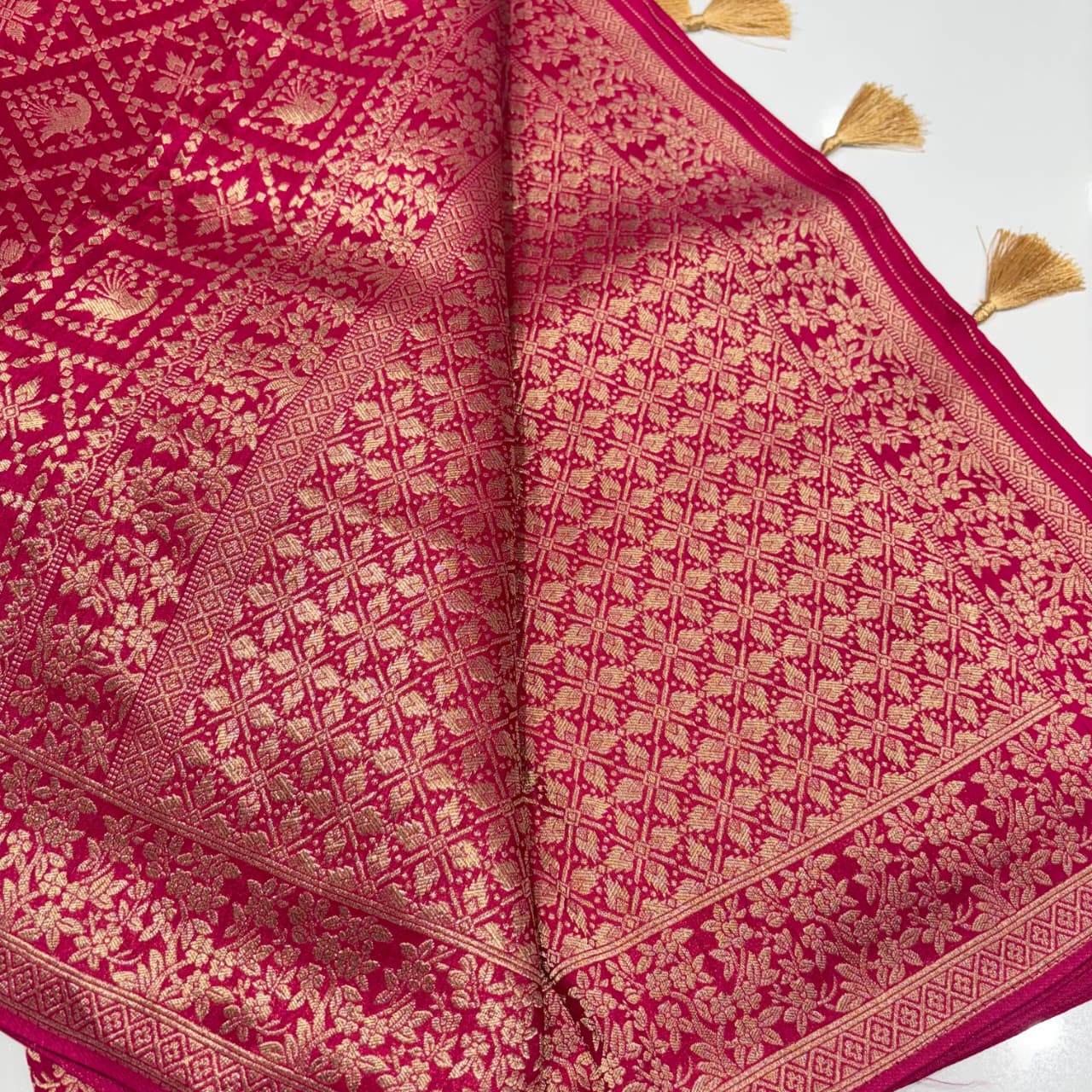 Banarasi Georgette Bandhani Saree