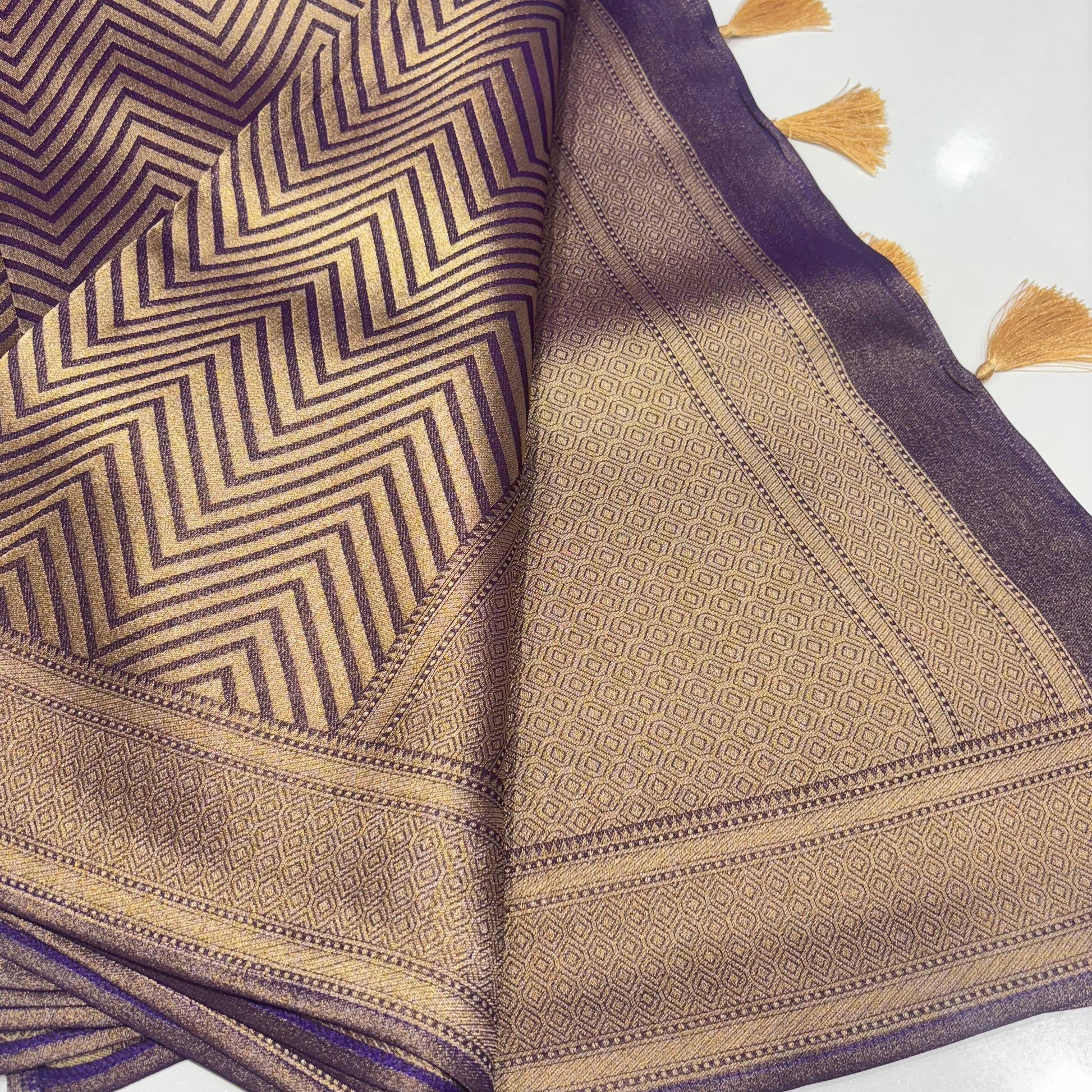 Designer Tissue Organza Saree